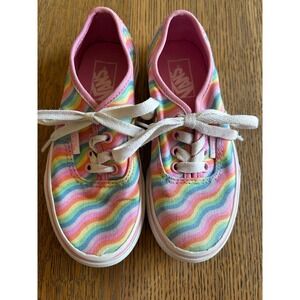 Vans Rainbow Stripe shoes size 12.5‎